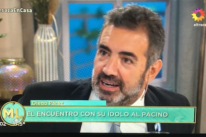 Diego Pérez contó cómo fue su encuentro con su ídolo, Al Pacino