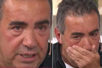 Diego Pérez lloró al hablar sobre su familia