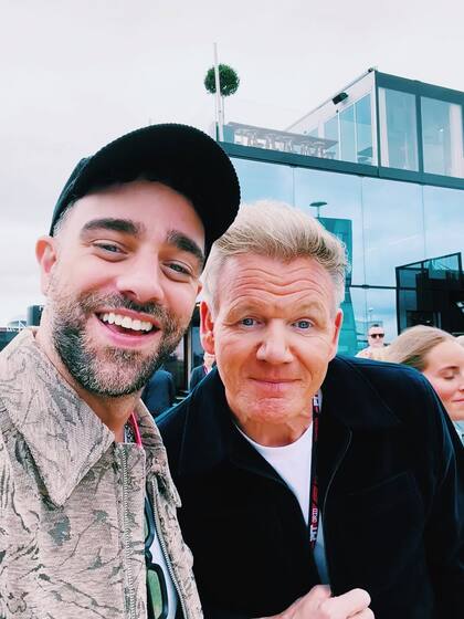 Diego Poggi y Gordon Ramsay
