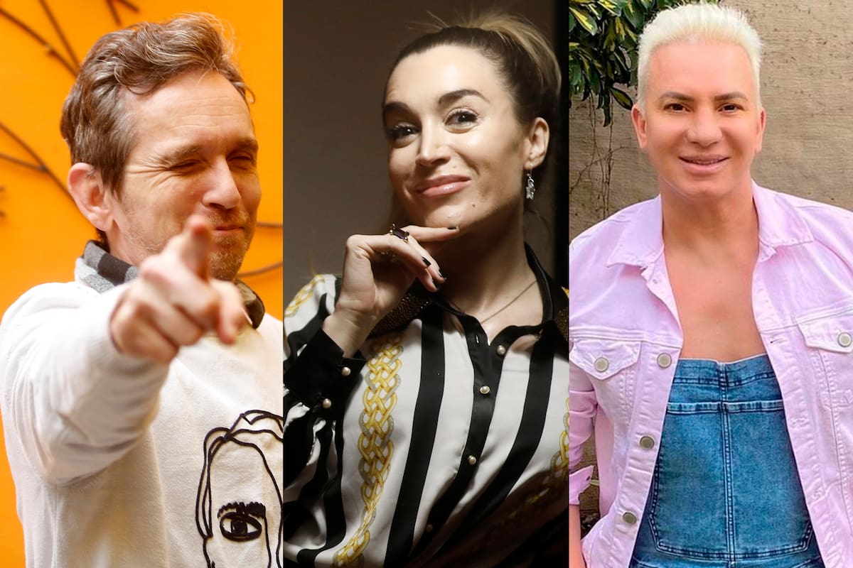 Diego Reinhold, Fátima Florez y Flavio Mendoza