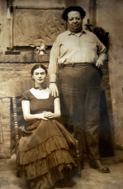 Diego Rivera y Frida Kahlo