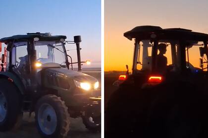 Diego Rodríguez compartió un video de su hijo Alejo, mientras manejaba un tractor que se volvió viral