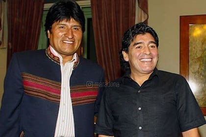 Diego salió a apoyar a Evo Morales a través de Instagram