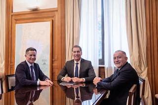 Diego Santilli se reunió con Luis Juez y Bornoroni en Casa Rosada
