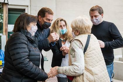 Diego Santilli y Graciela Ocaña, en San Fernando