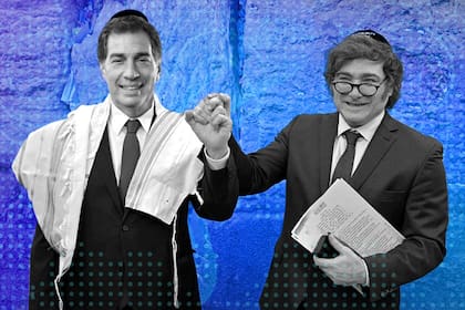 Diego Santilli y Javier Milei