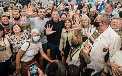Diego Santilli y Patricia Bullrich, en Ituzaingó