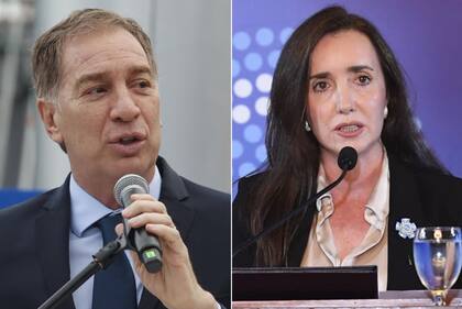 Diego Santilli y Victoria Villarruel