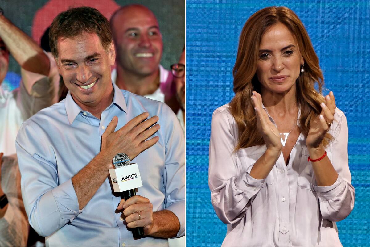 Diego Santilli y Victoria Tolosa Paz