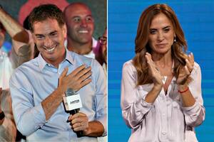 Diego Santilli y Victoria Tolosa Paz