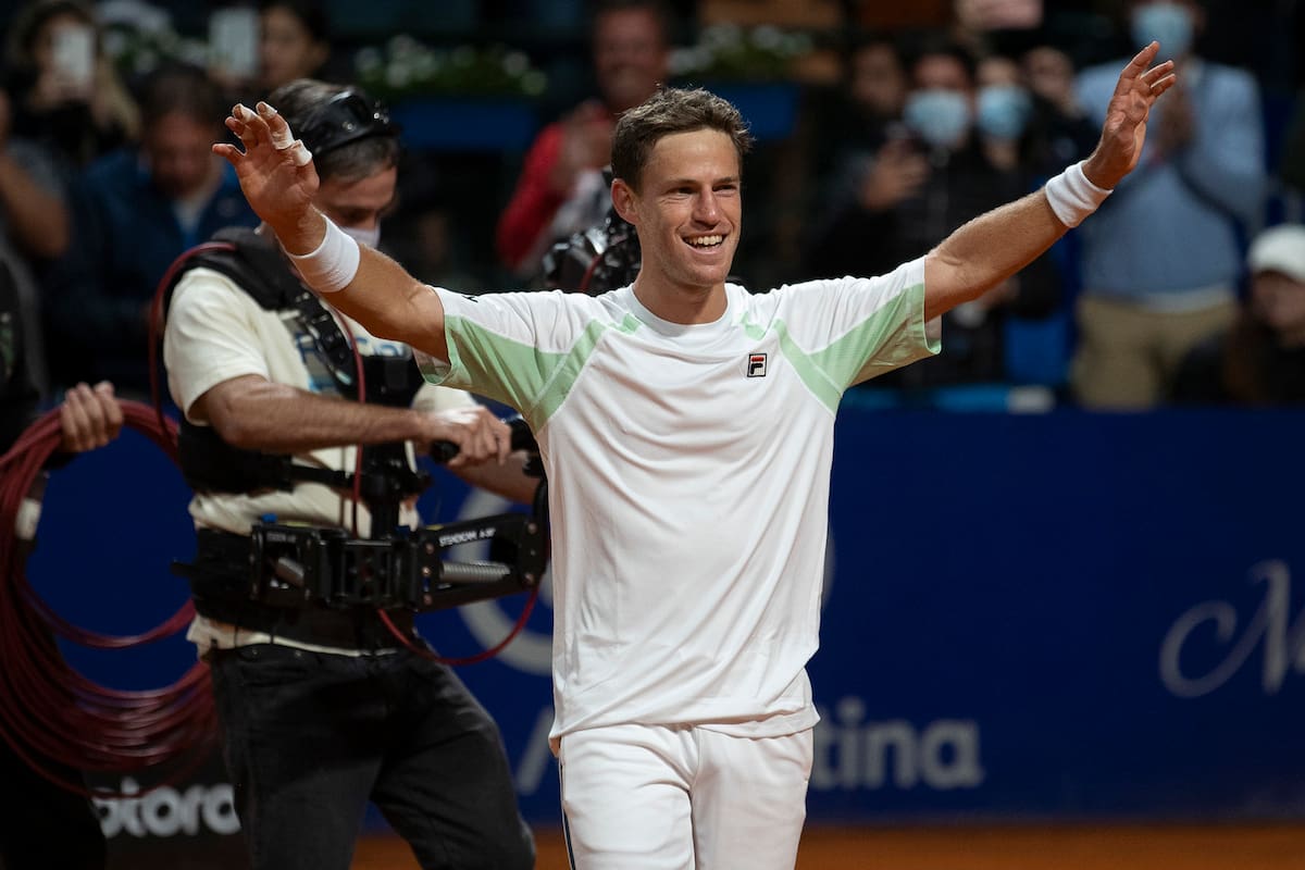 Diego Schwartzman debió pelear durante varias horas, pero se dio el gusto de estar otra vez en la final en Buenos Aires