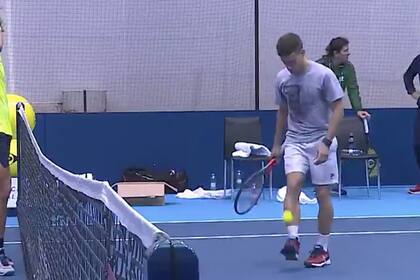 Diego Schwartzman deslumbró a la ATP con sus "jueguitos" con la pelota de tenis