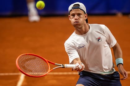 Diego Schwartzman, en acción en el Buenos Aires