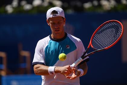 Diego Schwartzman, en el Barcelona Open