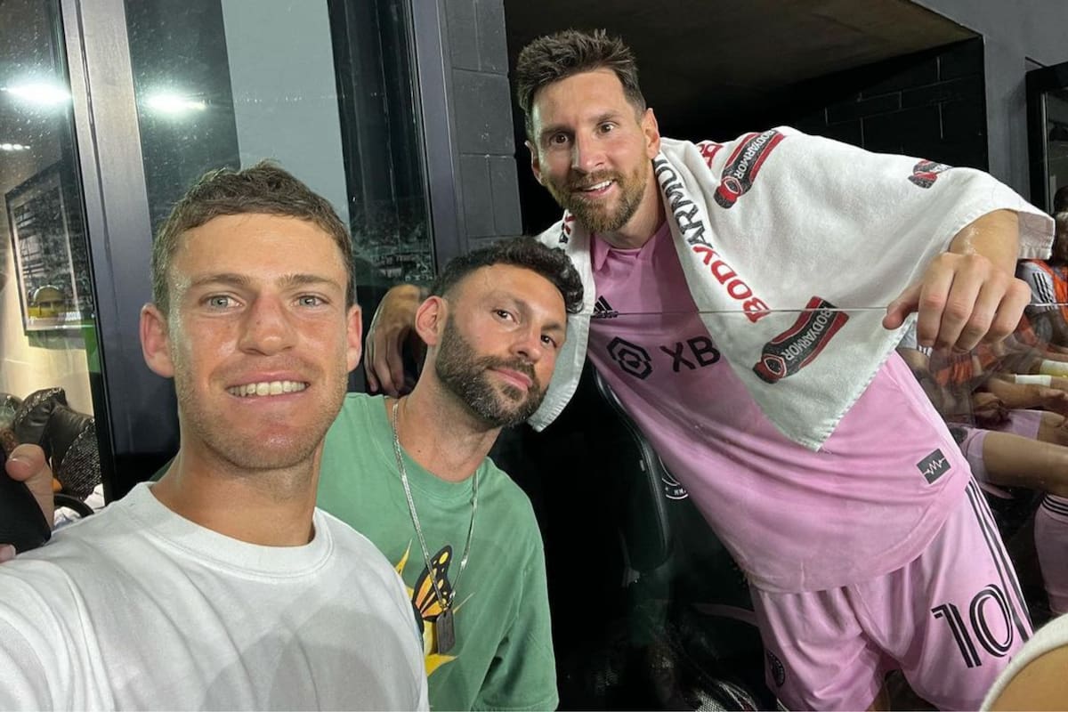 Diego Schwartzman fue a ver a Leo Messi