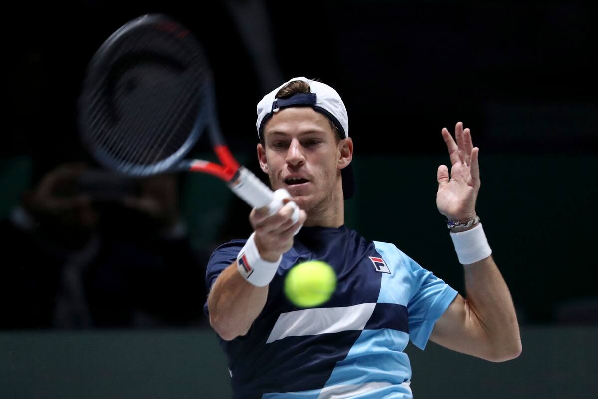 Diego Schwartzman juega el segundo punto para Argentina