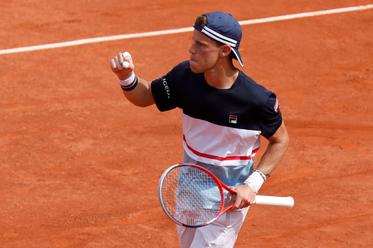 Diego Schwartzman le ganó por 6-4 el primer set ante Rafael Nadal