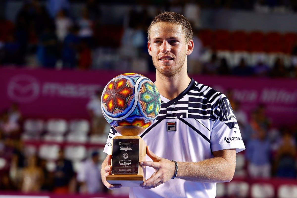 Diego Schwartzman levantó la copa de Los Cabos en 2019, pero no podrá jugar ese torneo este año