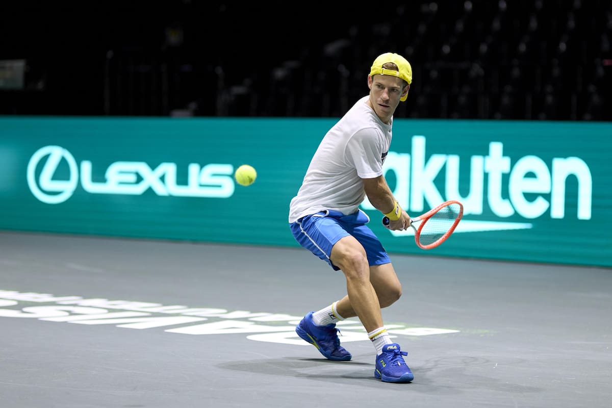 Diego Schwartzman no jugó ante Italia y es el principal candidato a disputar el primer single ante Croacia