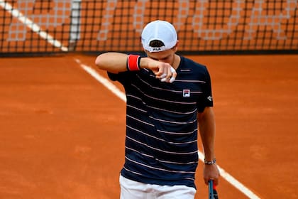 Diego Schwartzman-Novak Djokovic, por el ATP Masters 1000 de Roma: el Peque empezó a buen ritmo, pero perdió el primer set
