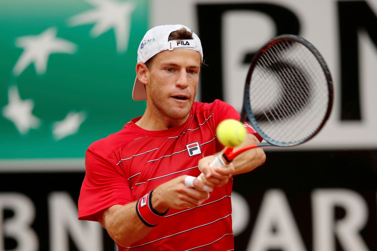 Diego Schwartzman-Novak Djokovic, por el ATP Masters 1000 de Roma: el Peque empezó a buen ritmo, pero perdió el primer set