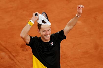 El festejo de Schwartzman.
