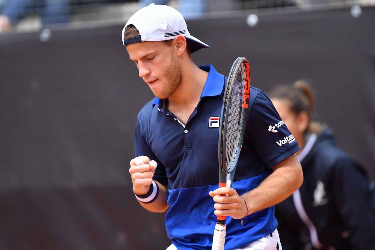 Diego Schwartzman recuperó su nivel y mostró su jerarquía en el Foro Itálico