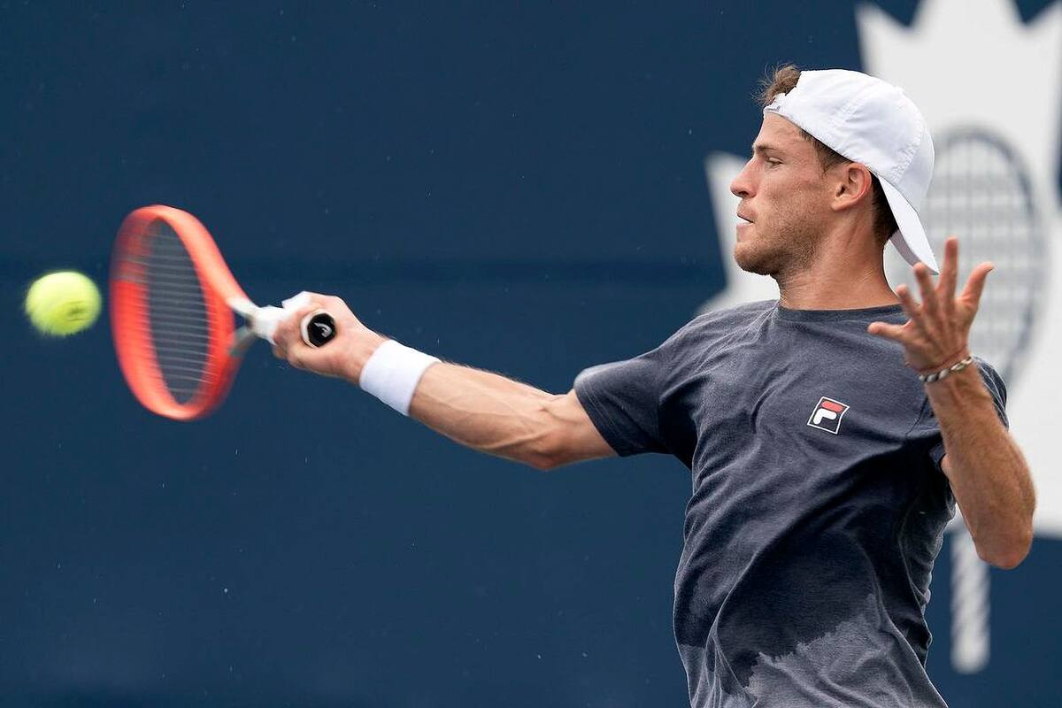Diego Schwartzman rindió en buena forma y pasó con solvencia el primer test en Toronto