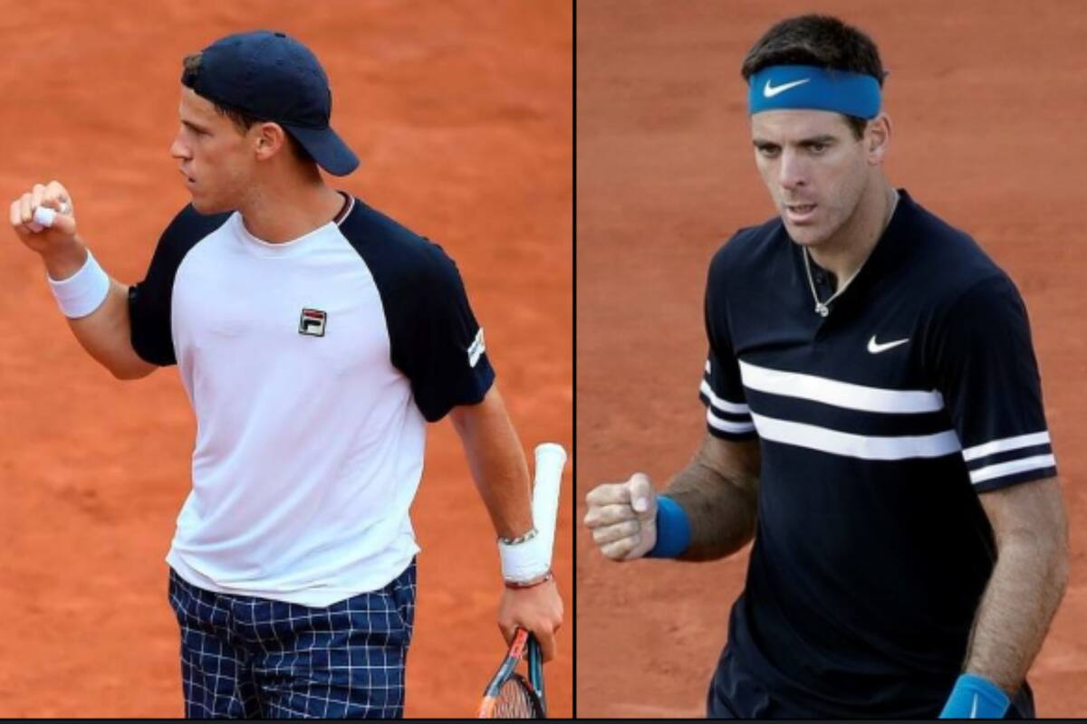 Diego Schwartzman y Juan Martín Del Potro los dos argentinos que este miércoles jugarán por los cuartos de final de Roland Garros