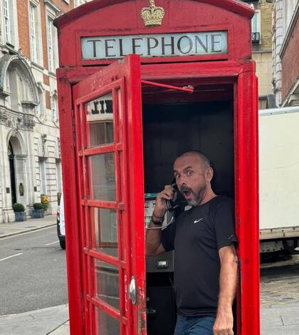Diego se fue dos semanas a Londres y se quedó dos años