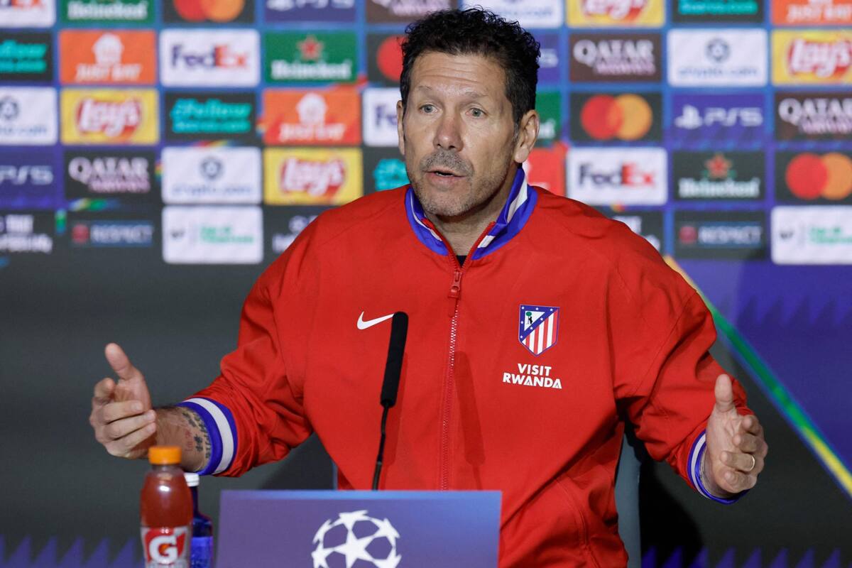 Diego Simeone apela a la fe para el desafío que tiene su Atlético de Madrid ante Barcelona en las semifinales de la Copa del Rey