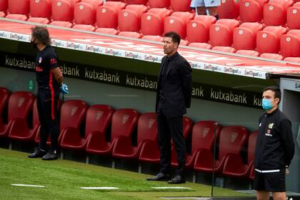 Diego Simeone dijo que no es sencillo jugar sin el ambiente de los hinchas