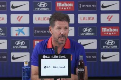 Diego Simeone habló sobre Julián Álvarez