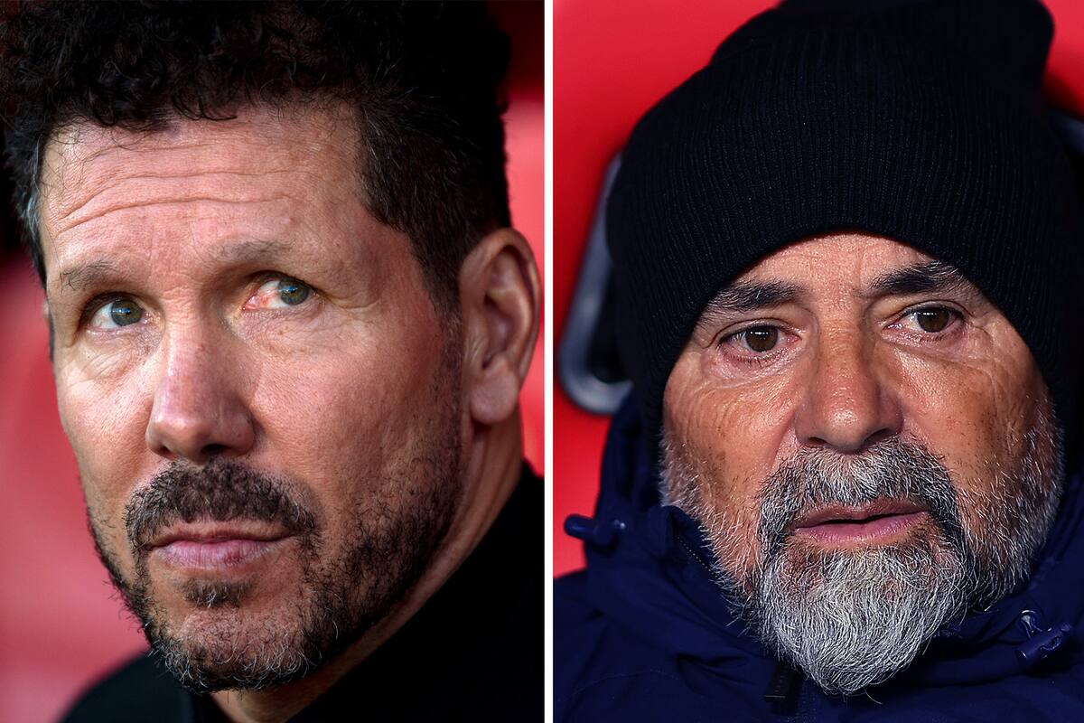 Diego Simeone quedó más contento por que Atlético de Madrid no hubiera recibido goles de Valladolid que por los tres que consiguió su equipo, y Jorge Sampaoli reconoció su error tras una nueva tarjeta roja y tuvo alivio en el 1-0 de Sevilla a Cádiz.