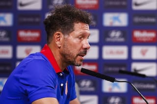 Simeone y el 13 de la buena suerte con Atlético de Madrid, aunque no estuvo en el banco