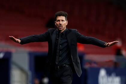 Diego Simeone sufrió hasta el final en el triunfo del Atlético de Madrid