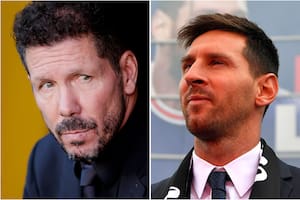 Diego Simeone y Lionel Messi, reconocidos en la gala de los Premios MARCA de España.