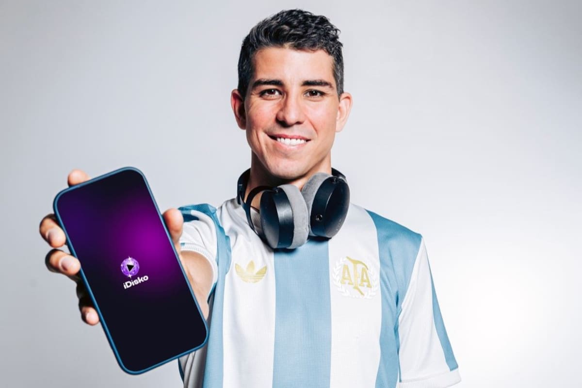 Diego Simonet se retiró del handball profesional en 2026 y creó la app iDisko, que busca conectar gente a través de la música