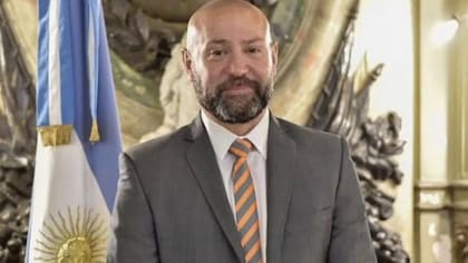 Diego Spagnuolo, en una de sus visitas a la Casa Rosada