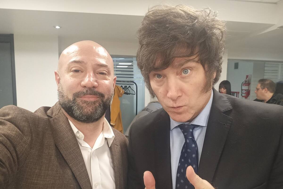 Diego Spagnuolo y Javier Milei