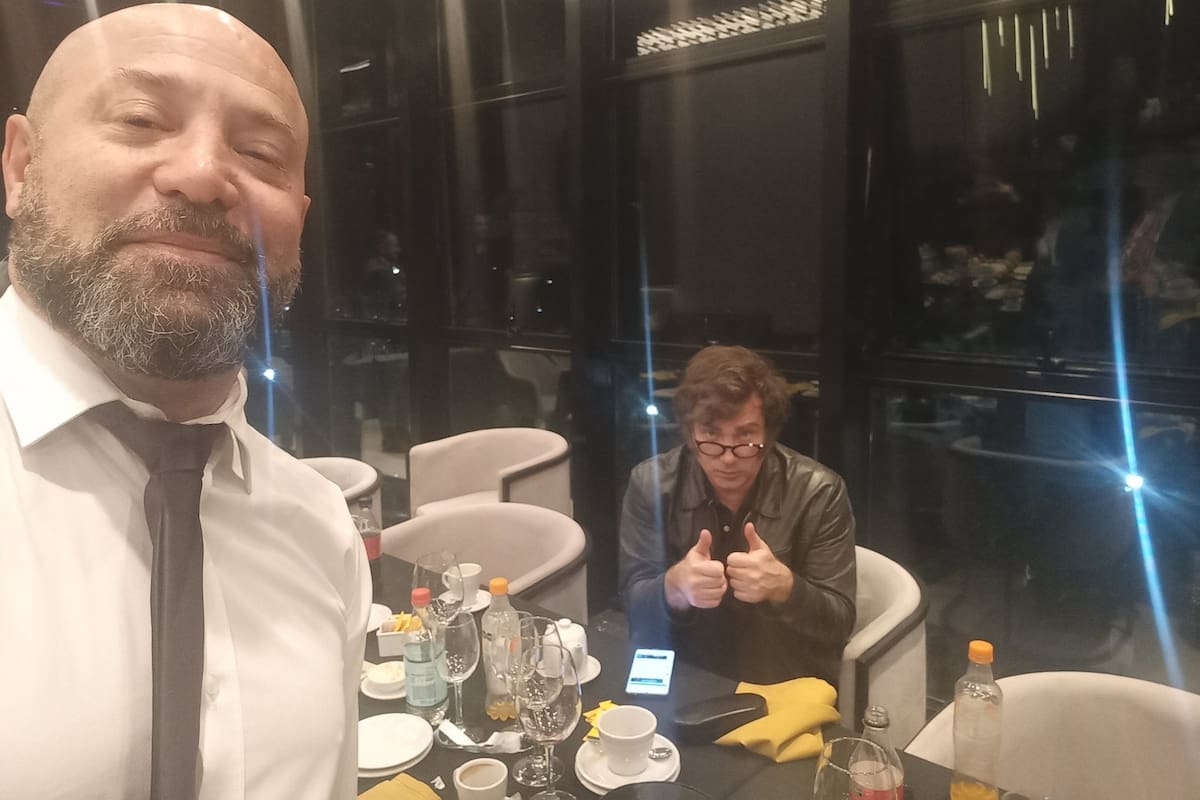 Diego Spagnuolo y Javier Milei