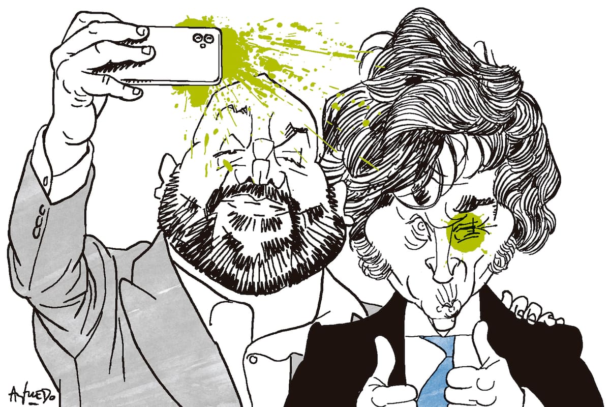 Diego Spagnuolo y Javier Milei