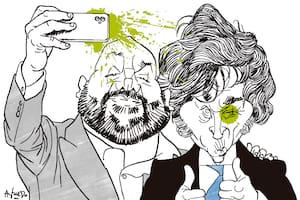 Diego Spagnuolo y Javier Milei