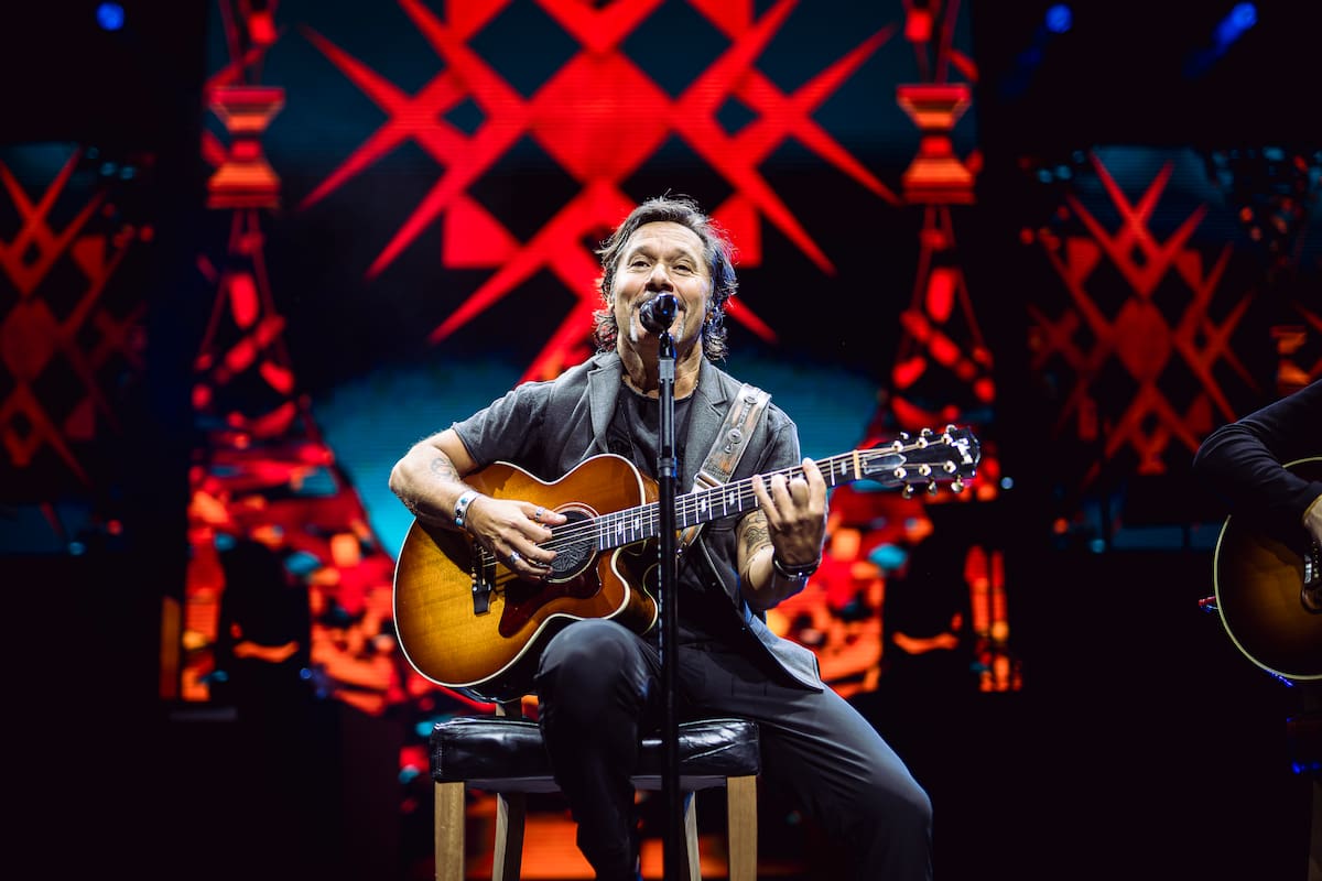 Diego Torres, en el Movistar Arena anoche