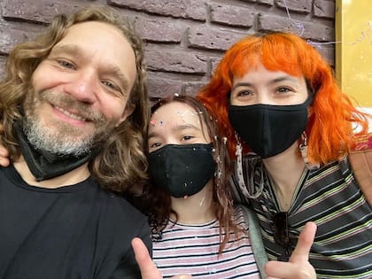 Diego Tuñón, Helena y Sofía Gala (Foto: Instagram)