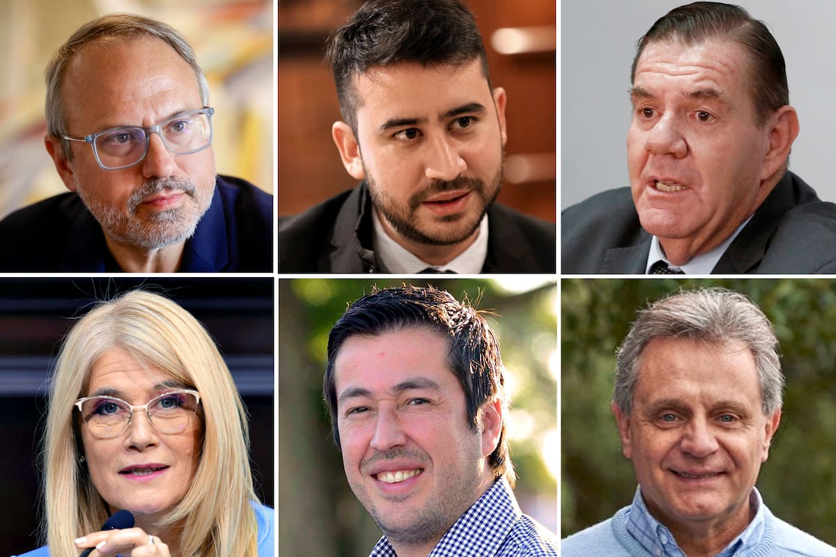 Diego Valenzuela, Nahuel Sotelo, Guillermo Montenegro, Verónica Magario, Leonardo Nardini y Gustavo Pulti