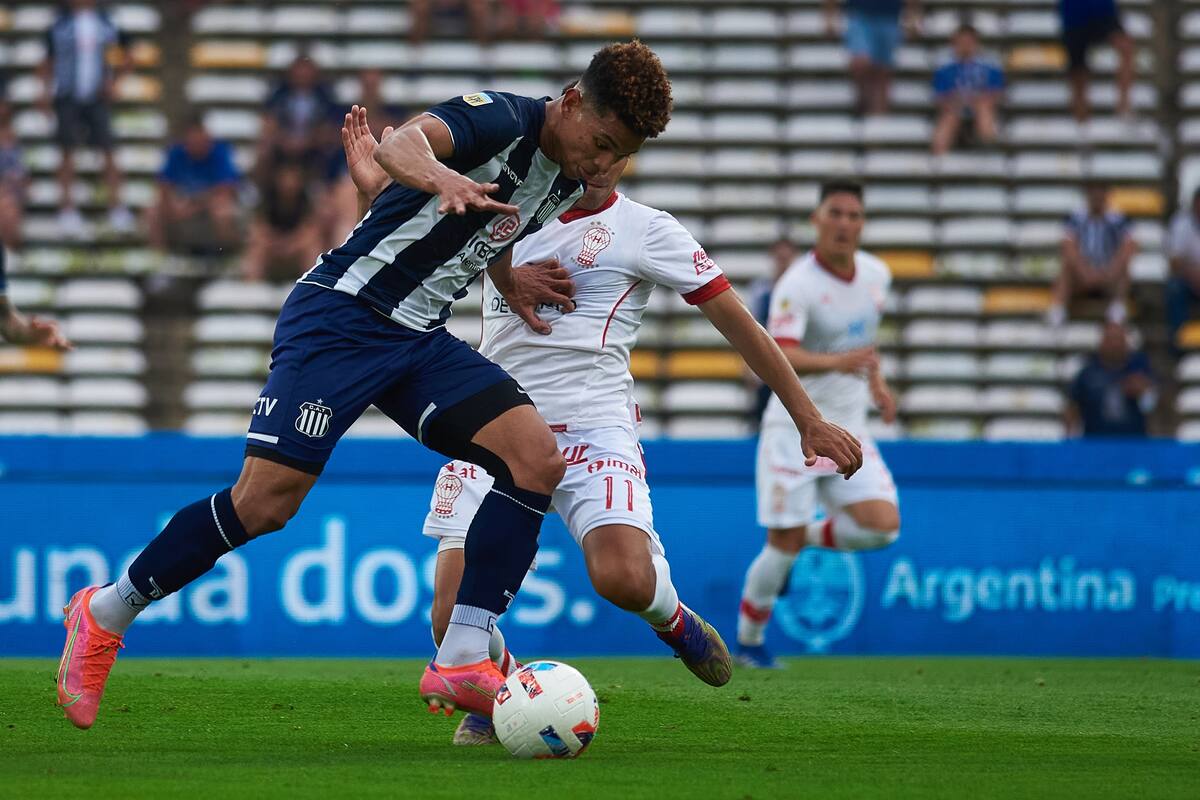 Diego Valoyes, autor del gol de Talleres ante Huracán
