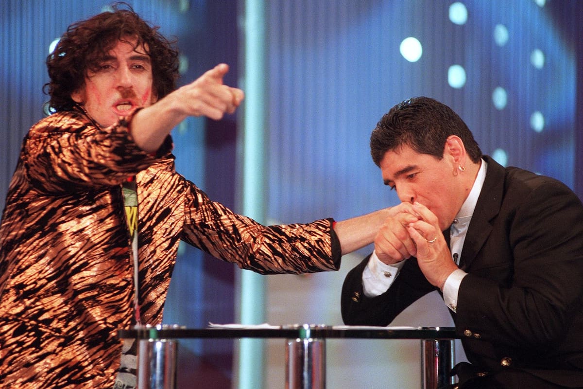 Diego y Charly en la Noche del Diez