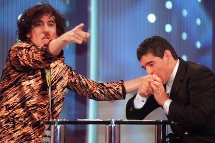 Diego y Charly en la Noche del Diez