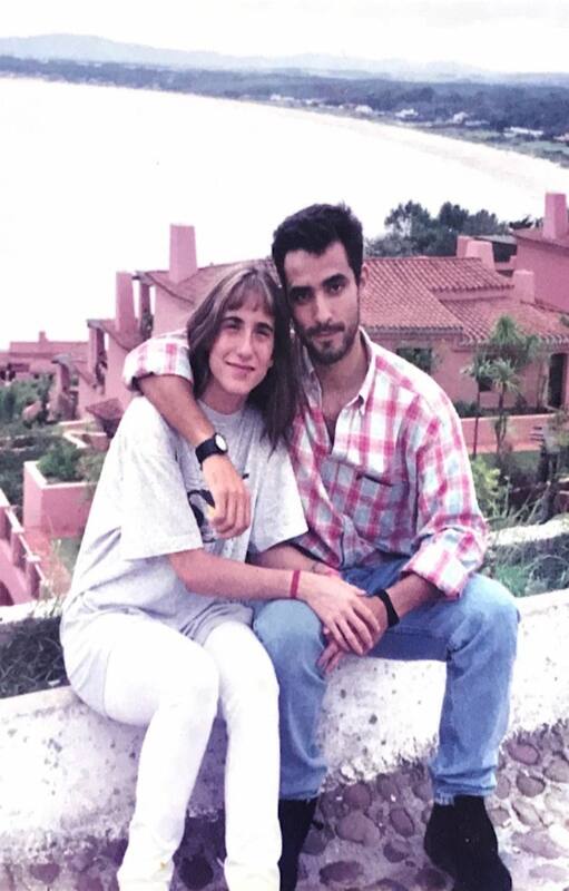 Diego y Lorena en su juventud